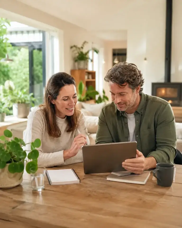 Experts, auteurs en partners werken samen aan duidelijke informatie over gezond en energiezuinig wonen.